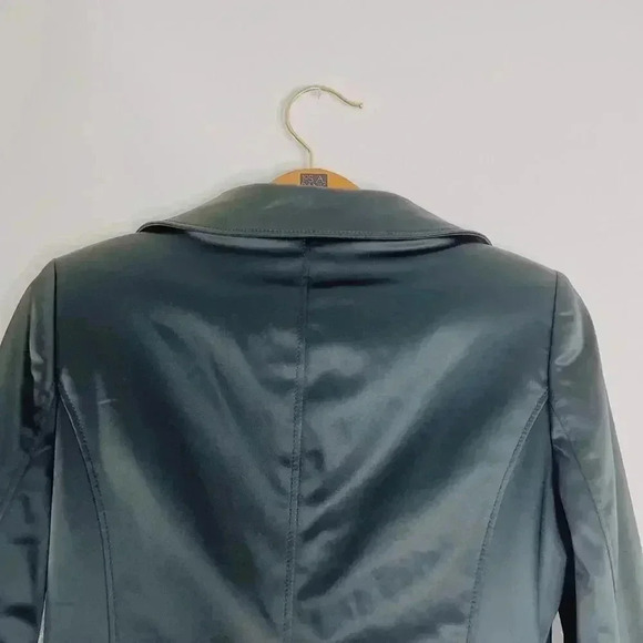 Vintage Dolce & Gabbana Only Under 40 Collection Black Satin Jacket Size 6 US - Picture 6 of 12